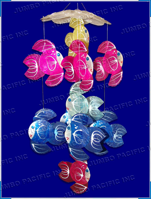 Capiz Wind Chimes by Jumbo PacificWorlwide Exporter of Philippine Made